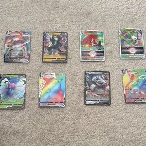 Colorful Trading Card Collection